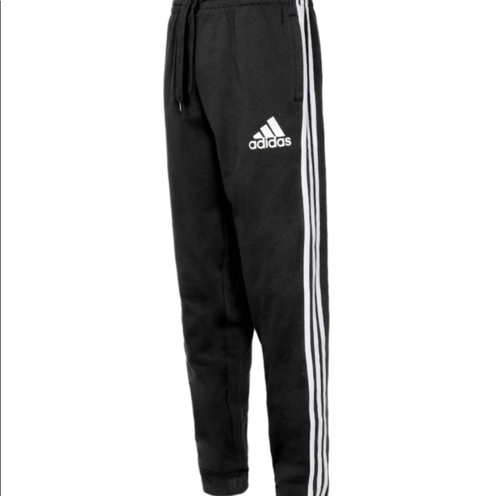 Men’s Adidas Fleece Sweatpants Joggers Cuff Pants